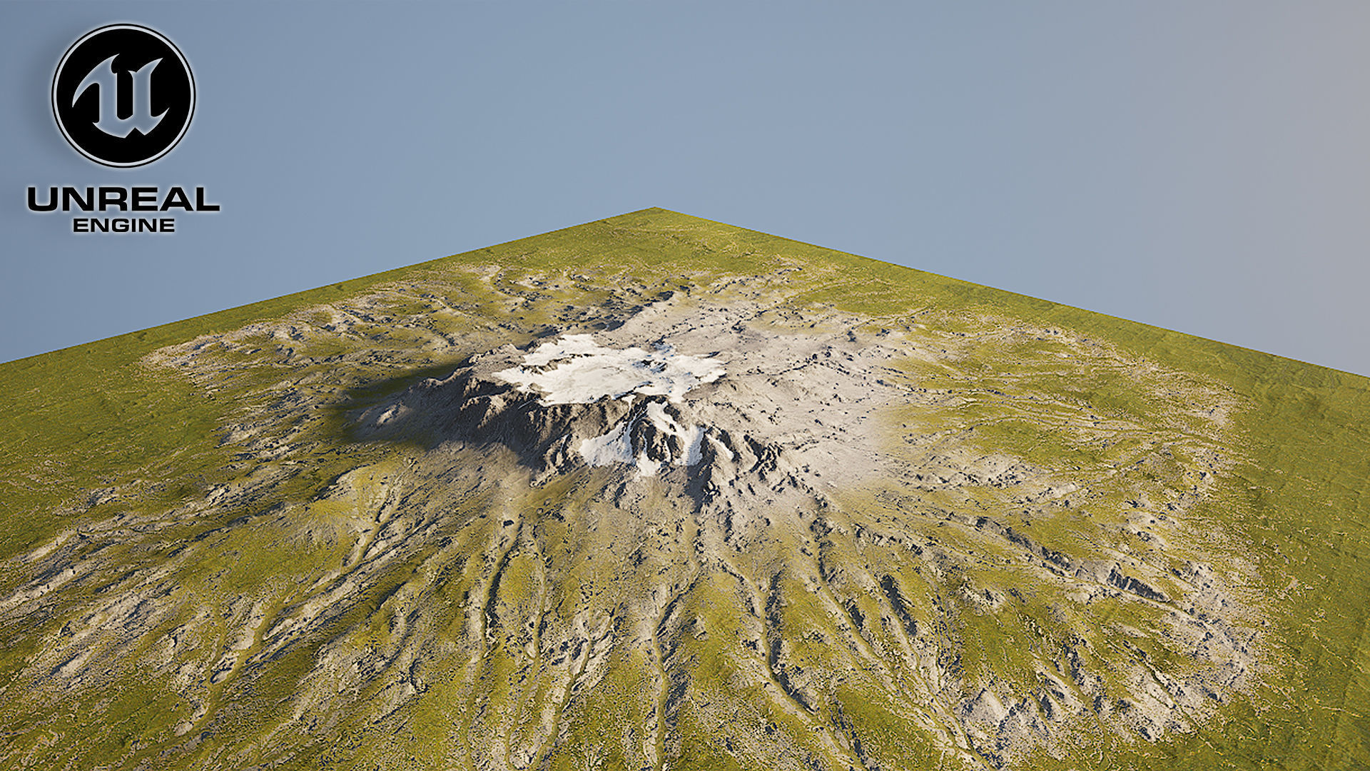 Volcano Mountain Range Version 5 3D model_16
