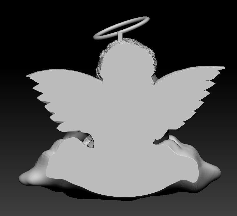 Angel Baby 3D print model_6