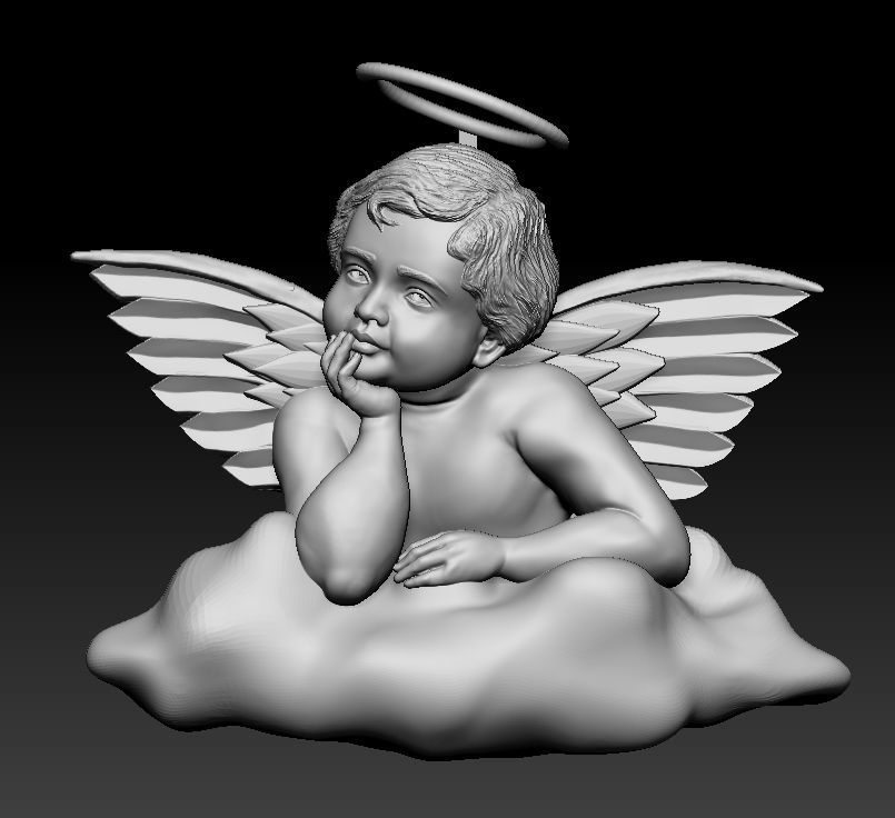 Angel Baby 3D print model_1