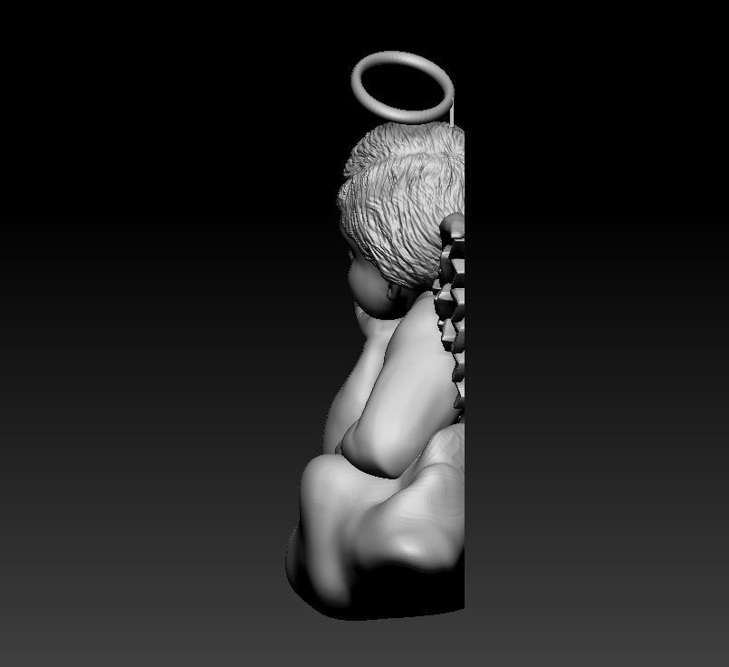 Angel Baby 3D print model_2