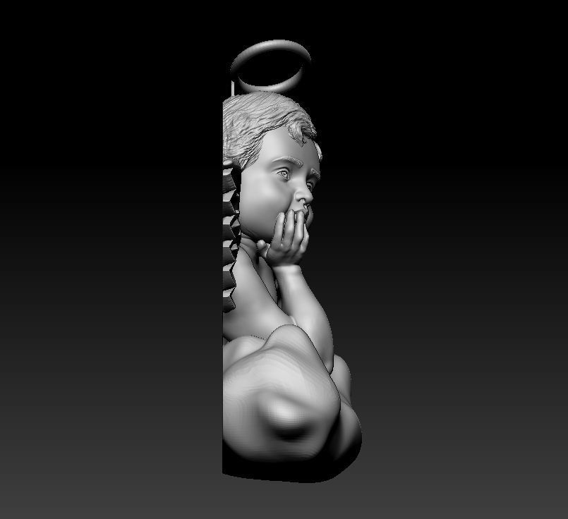 Angel Baby 3D print model_5