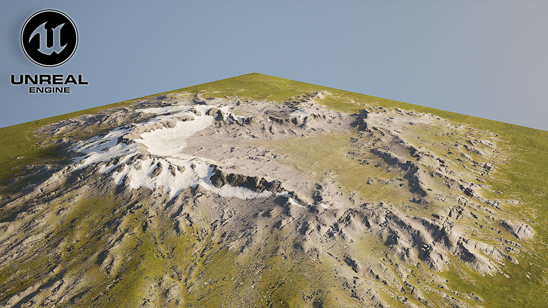 Volcano Mountain Range Version 6 3D model_17