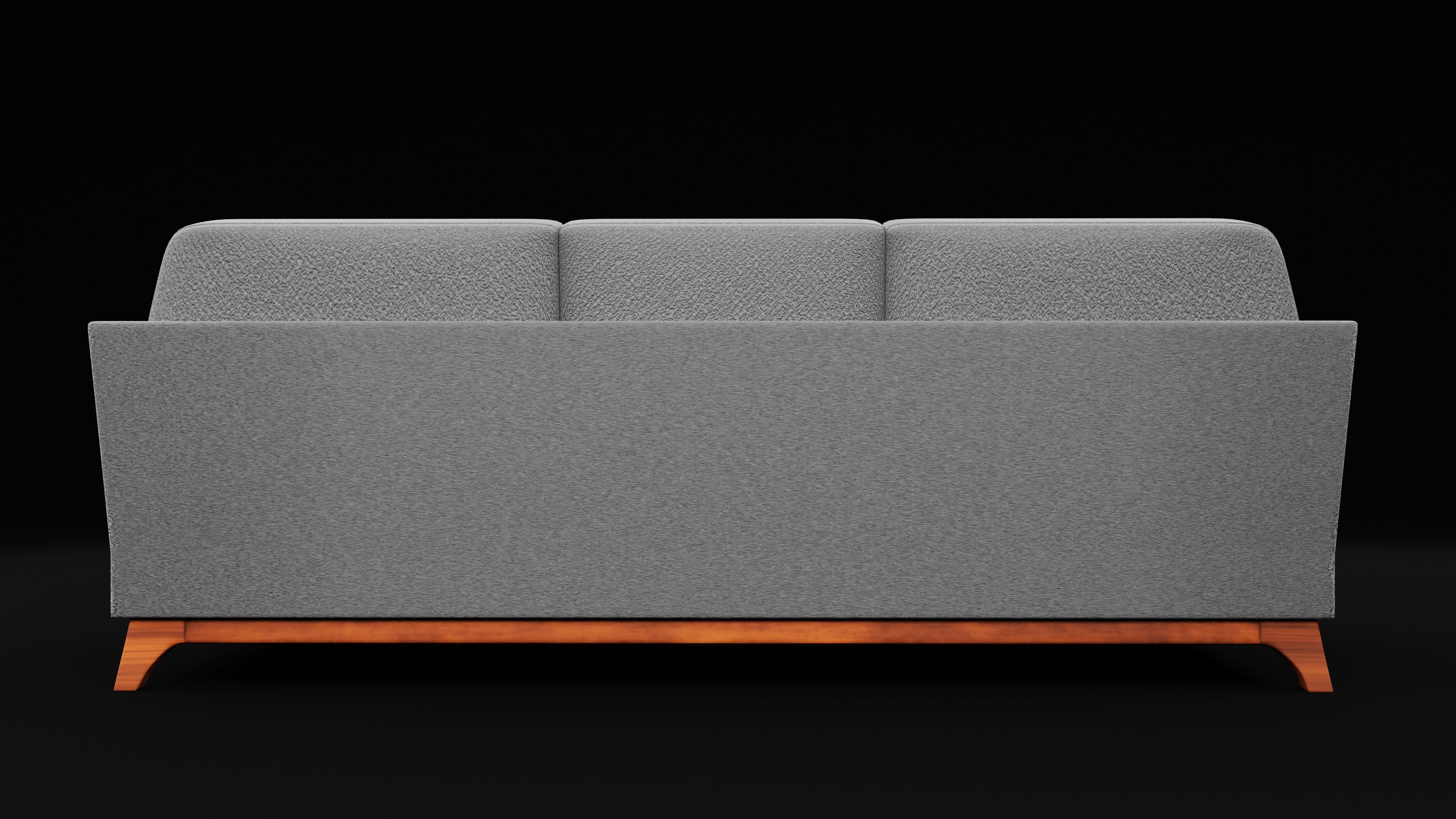 New Boston 3 Seater Sofa Modal Low-poly 3D model_1