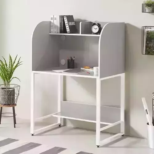 Steel 1 person reading room desk