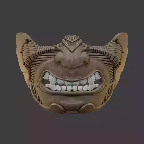 Oni Mask 11 Line pattern Half Face
