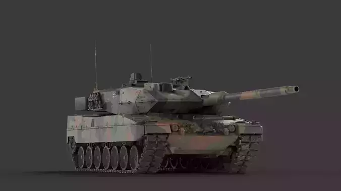 Leopard 2A6 German MBT 3D model