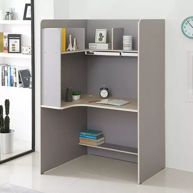 Desk with Wide Sensibility LED Stand 3D model_0