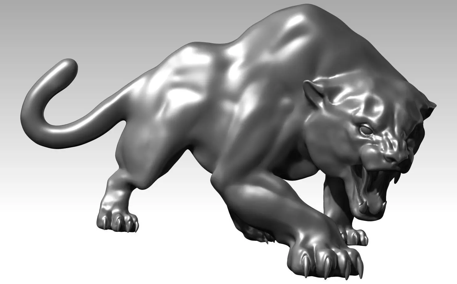 Puma Barelief ready to print 3D print model_0