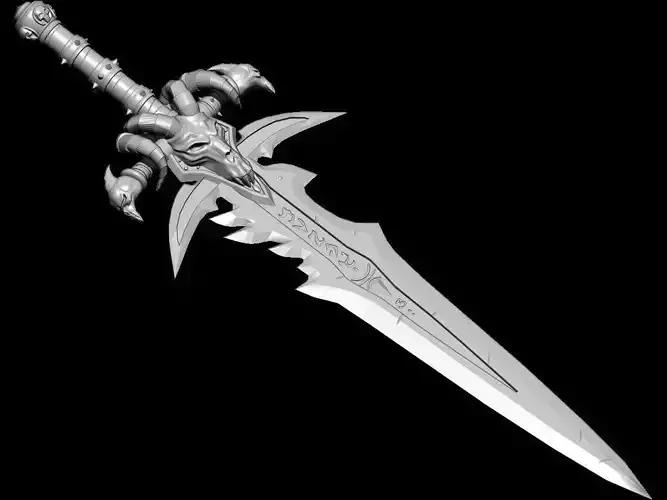 Warcraft Frostmourne Sword Ready to Print