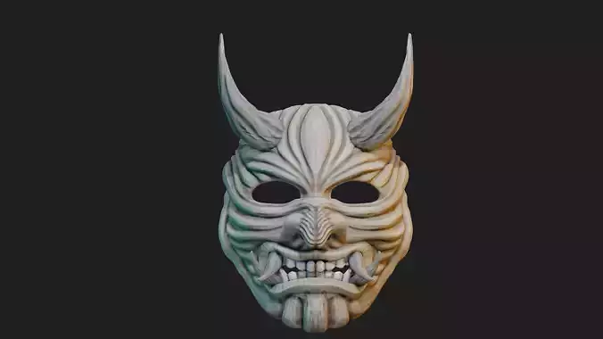 Hannya Samurai Oni Mask 6