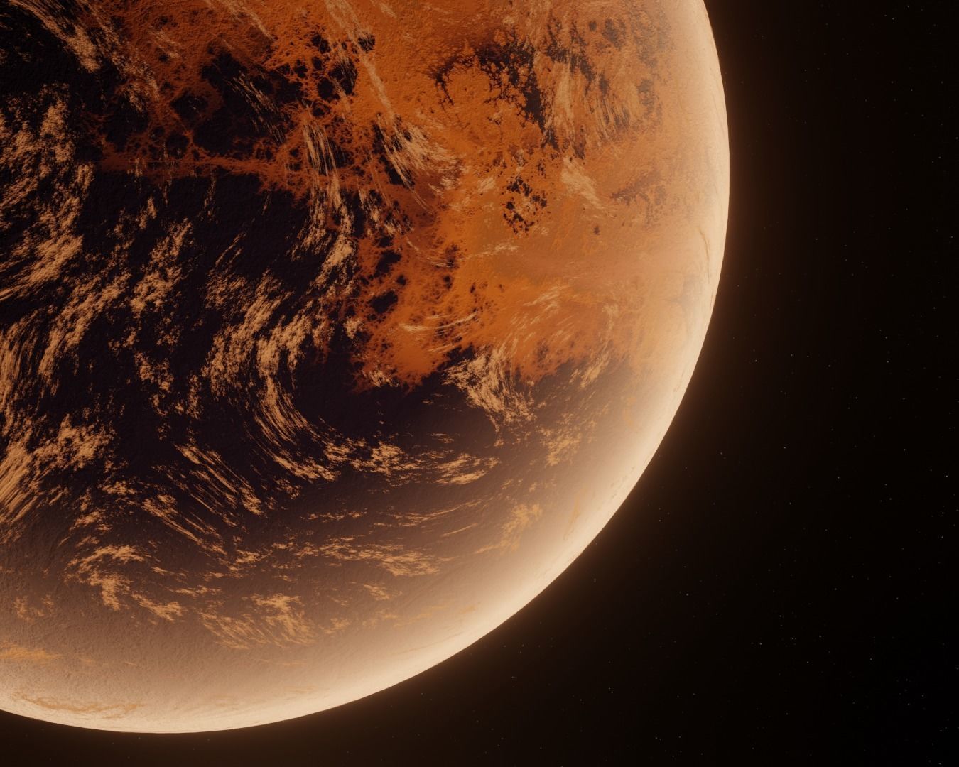 Planet Space Ready to game  Low-poly 3D model_8