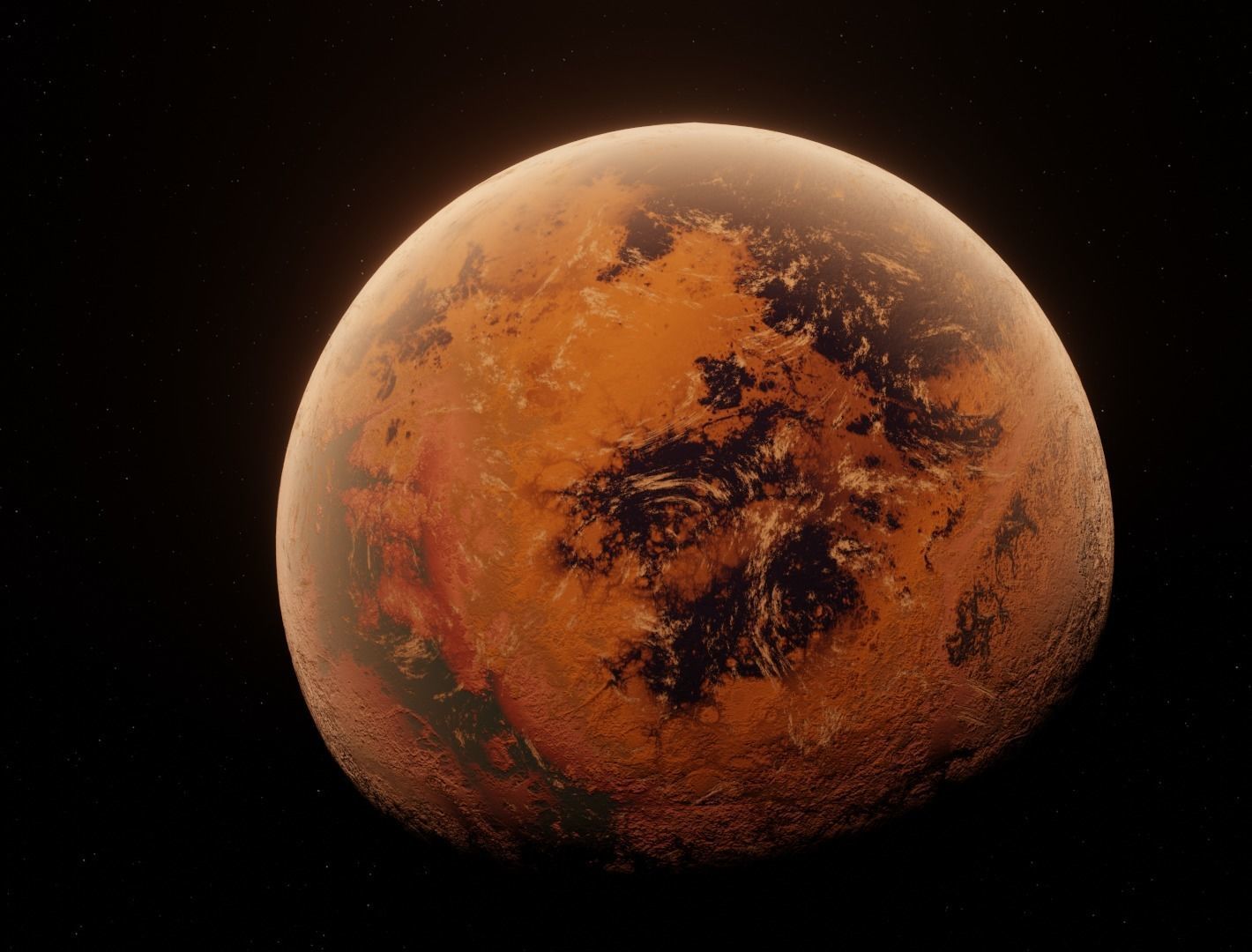 Planet Space Ready to game  Low-poly 3D model_14