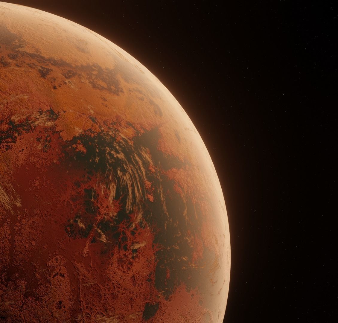 Planet Space Ready to game  Low-poly 3D model_12