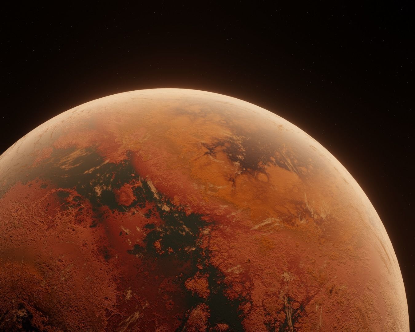 Planet Space Ready to game  Low-poly 3D model_1