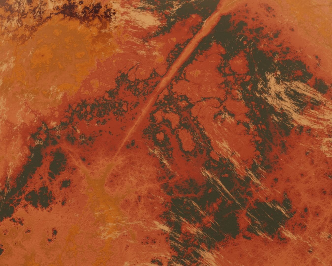 Planet Space Ready to game  Low-poly 3D model_10