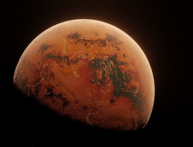 Planet Space Ready to game  Low-poly 3D model