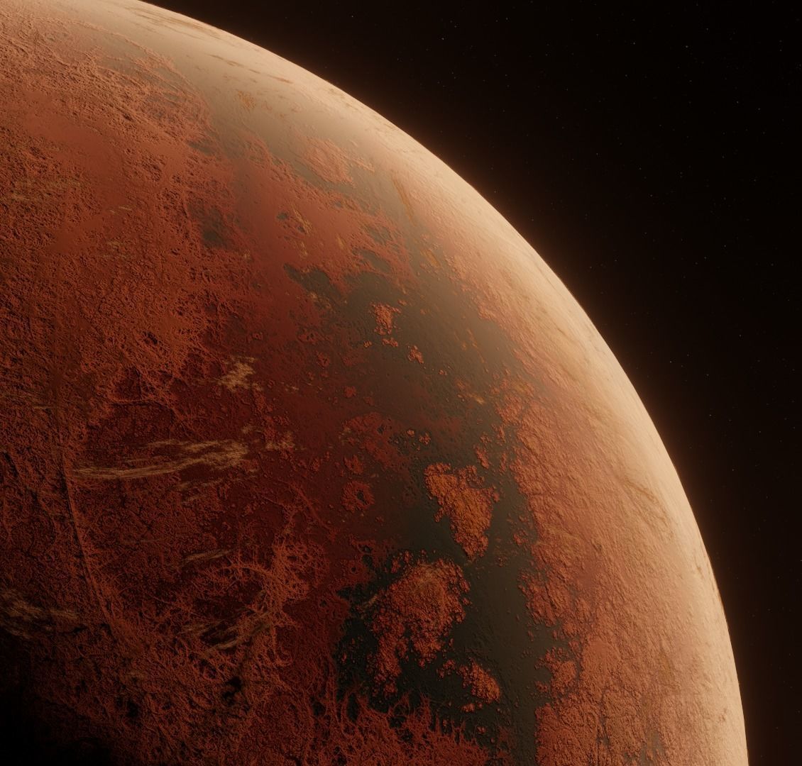 Planet Space Ready to game  Low-poly 3D model_3