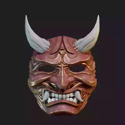 Hannya Samurai Oni Mask 5