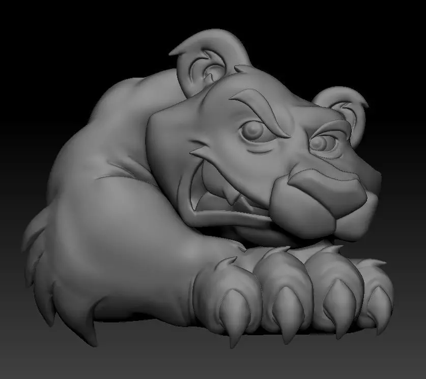 Pink Bear 3D print model
