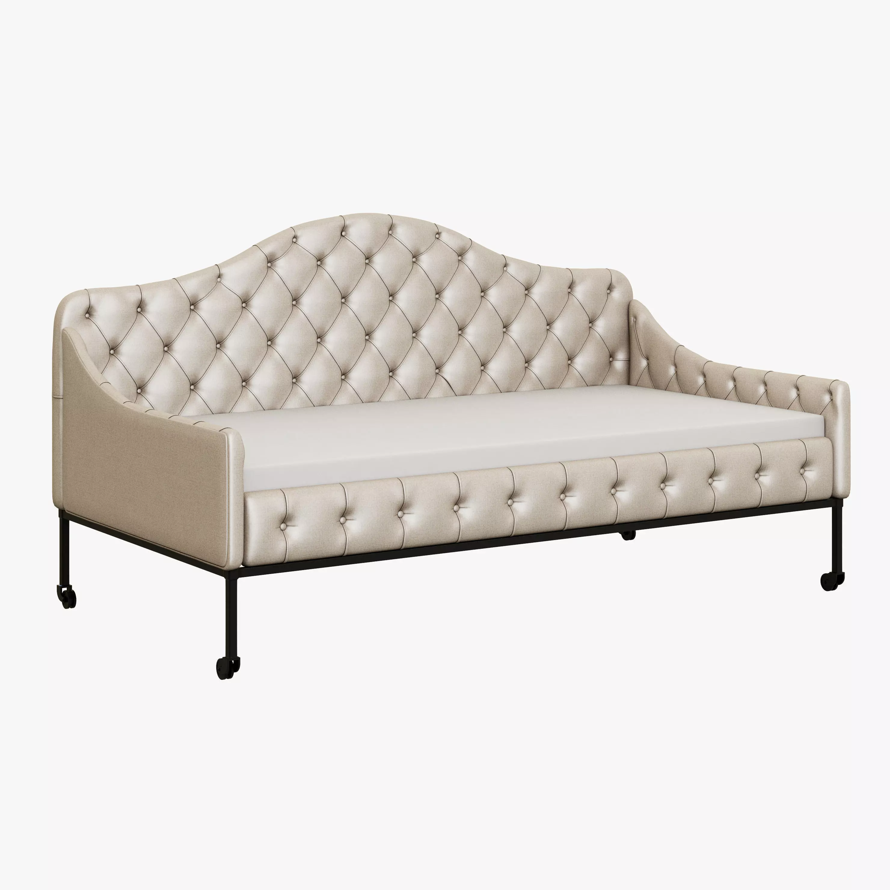 Restoration Hardware Francesca Tufted Daybed 3D model_0