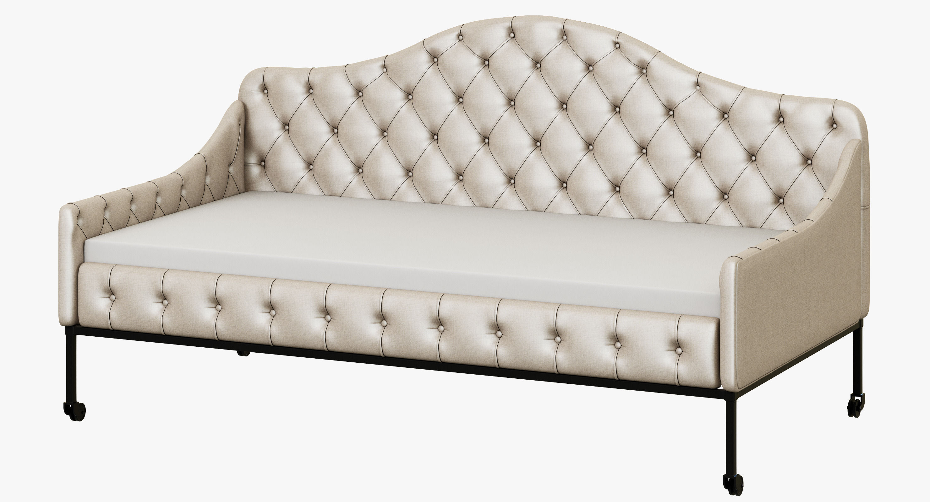 Restoration Hardware Francesca Tufted Daybed 3D model_3