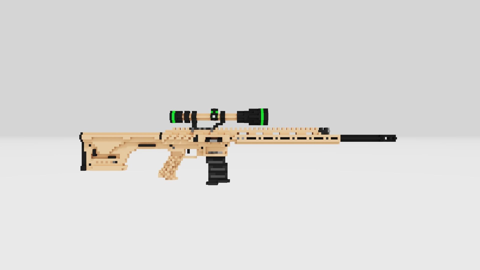 REMINGTON R11 RSASS voxel 3D model_1