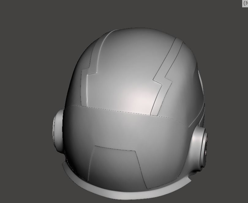 Flash Mask or flash helmet  for 3d printing 3D print model_8