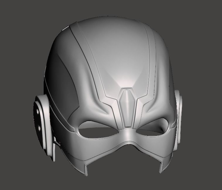 Flash Mask or flash helmet  for 3d printing 3D print model_1