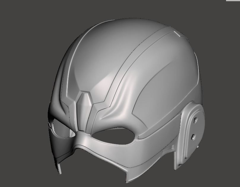 Flash Mask or flash helmet  for 3d printing 3D print model_4
