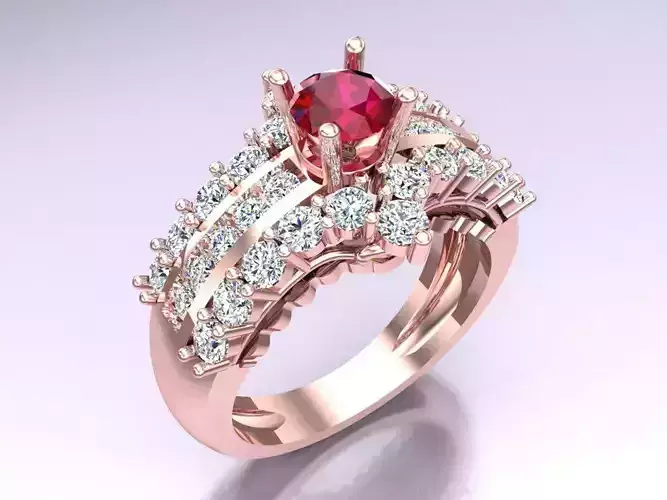 Diamond Ring - Womens Rings - N3838