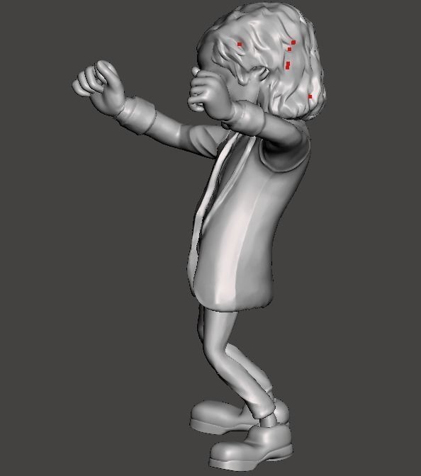 Jacquine Phoenix 3D Model 3D print model_4