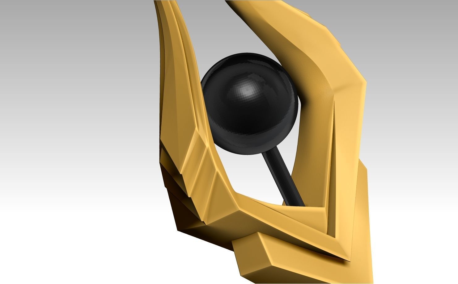 Dark Cosmic Lux Rod League of Legends Cosplay 3d model 3D print model_2