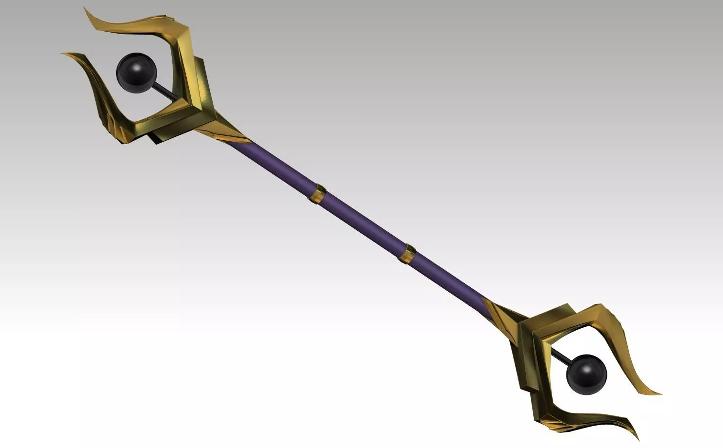 Dark Cosmic Lux Rod League of Legends Cosplay 3d model 3D print model_0