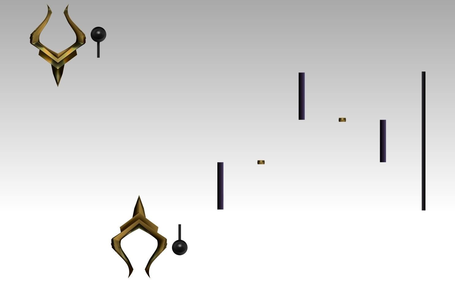 Dark Cosmic Lux Rod League of Legends Cosplay 3d model 3D print model_6