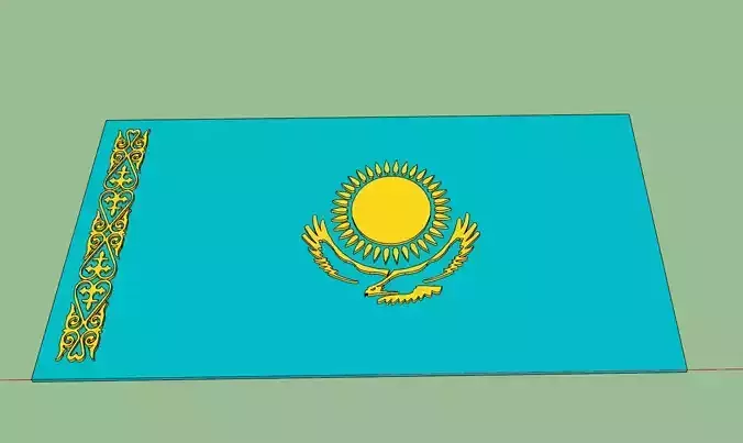 Kazakhstan Flag