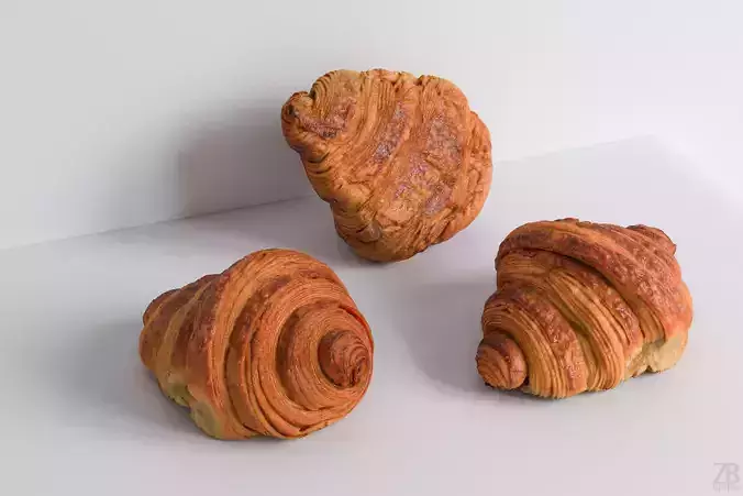 Croissant 3D model