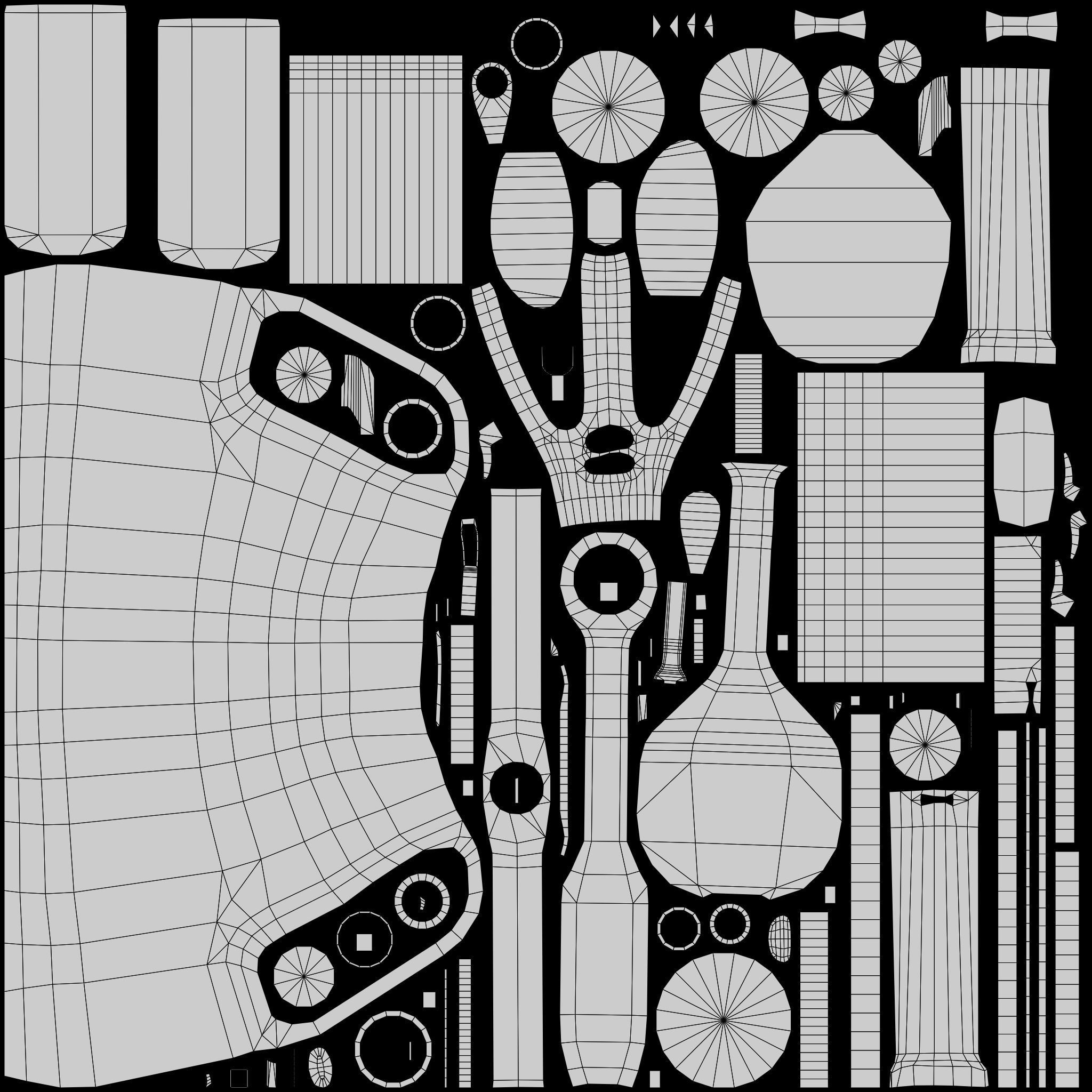 Household Chemicals Low-poly 3D model_5