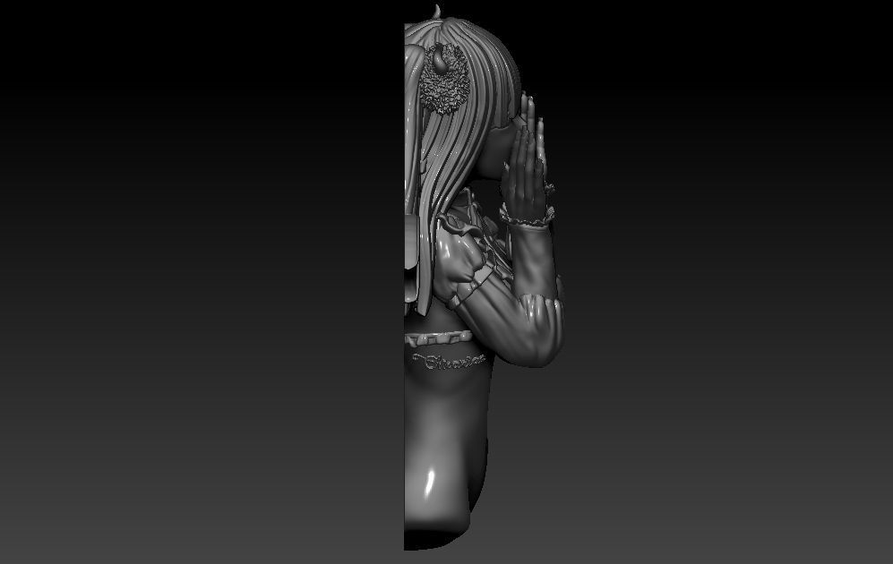 Succubus Girl 3D print model_2