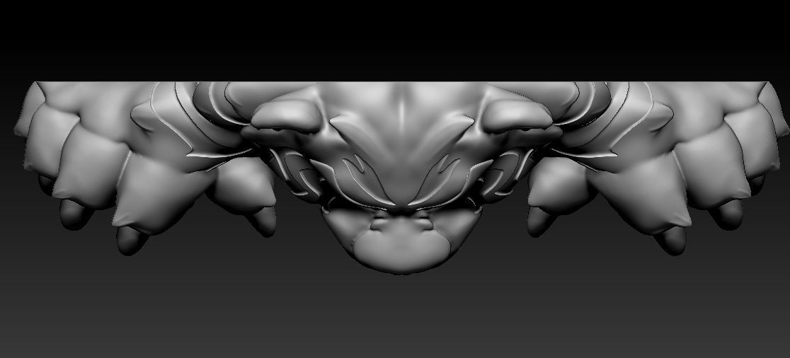 Tiger Pendant 3D print model_3