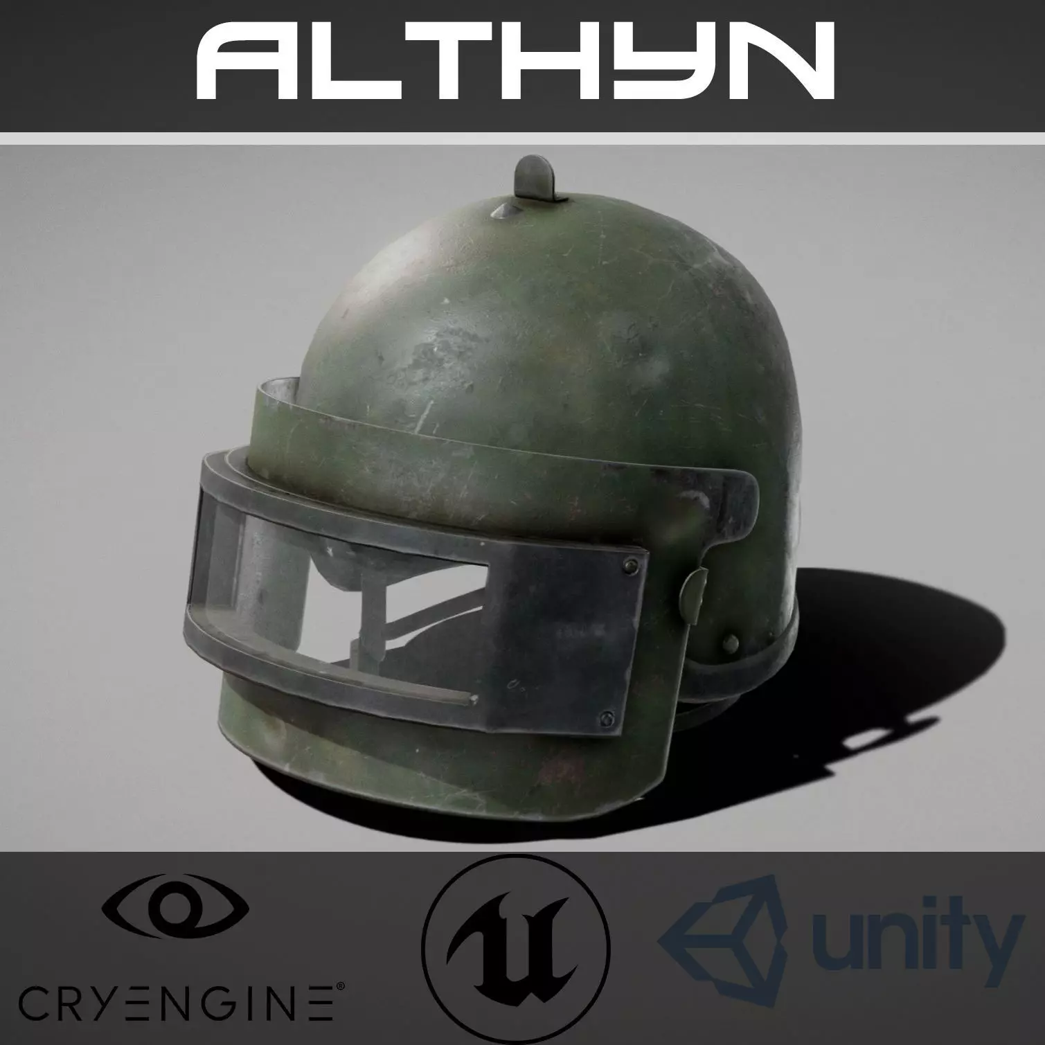 Altyn military helmet Low-poly 3D model