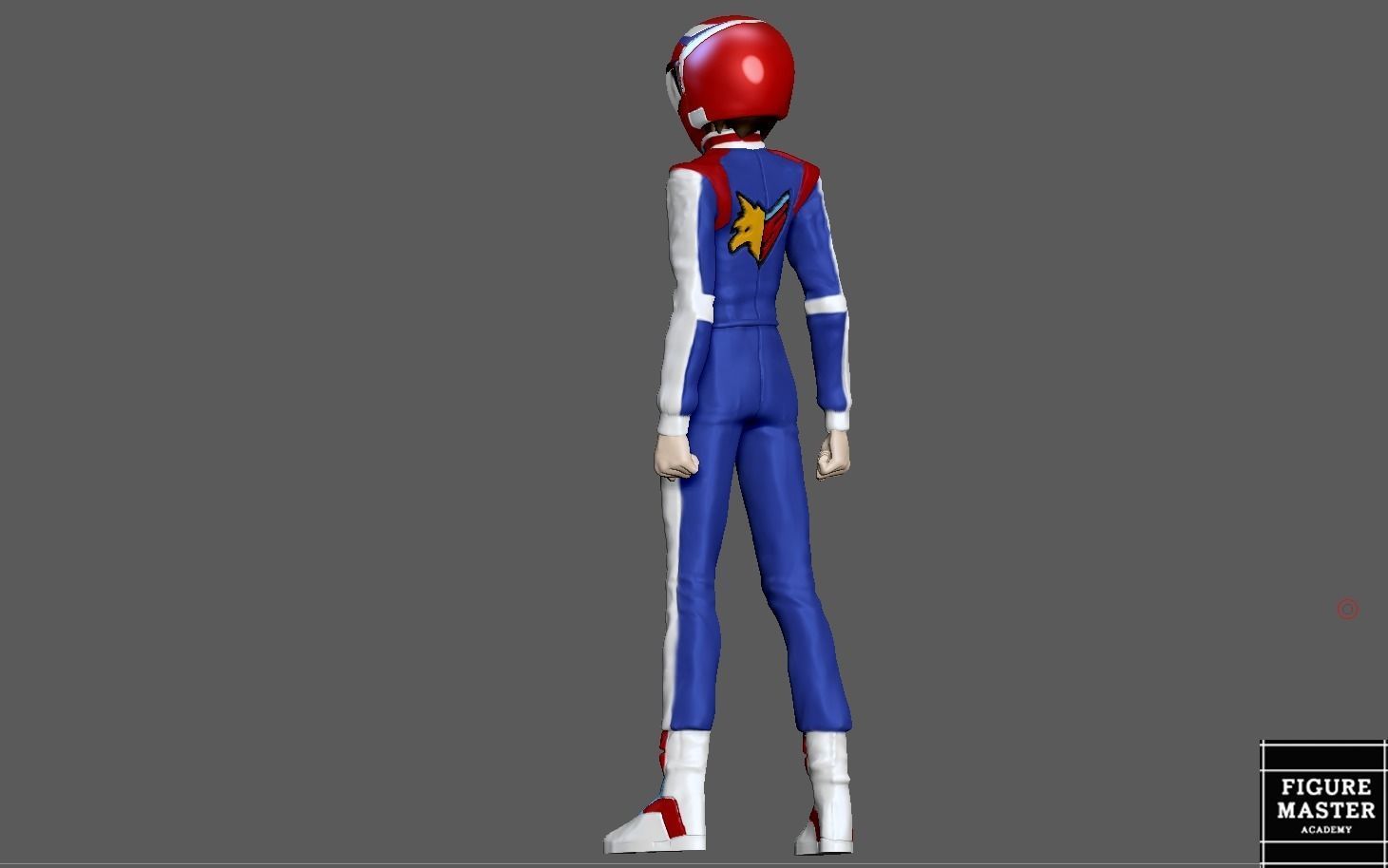 KAZAMI HAYATO ASURADA CYBER FORMULA STATUE DIORAMA RACE ANIME 3D print model_5