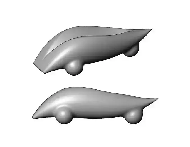 Miniature vehicle automotive speed sculpture N005