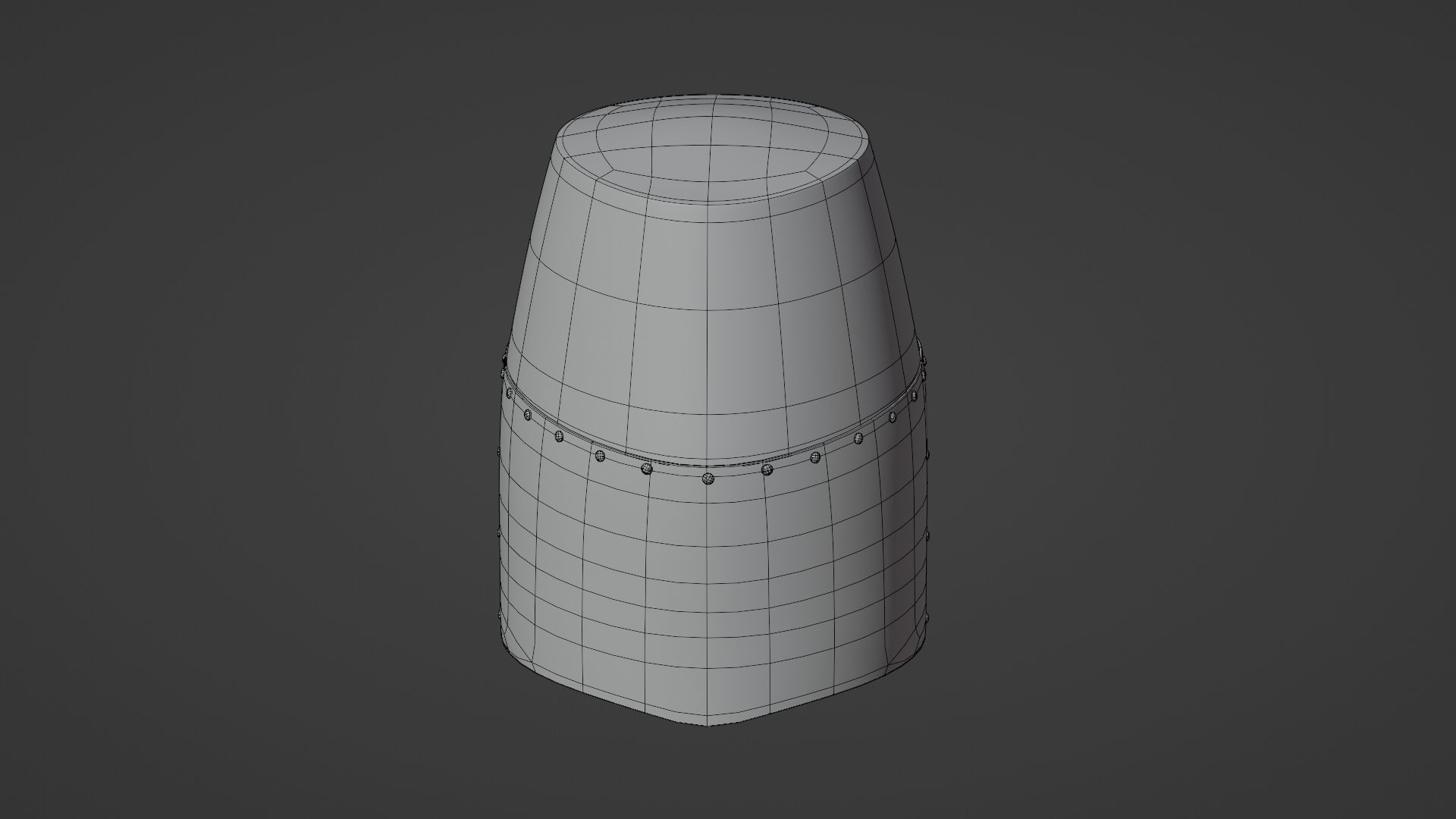 Medieval helmet 3D model_30