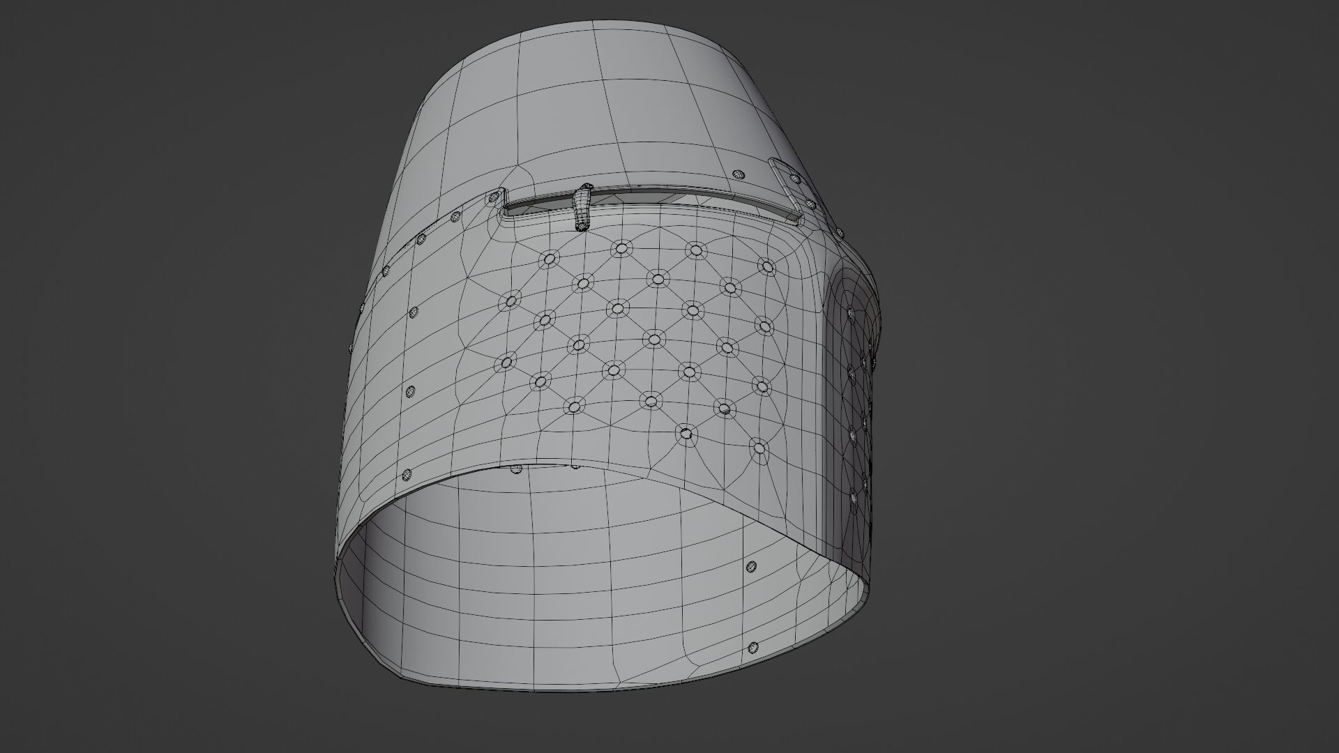 Medieval helmet 3D model_27