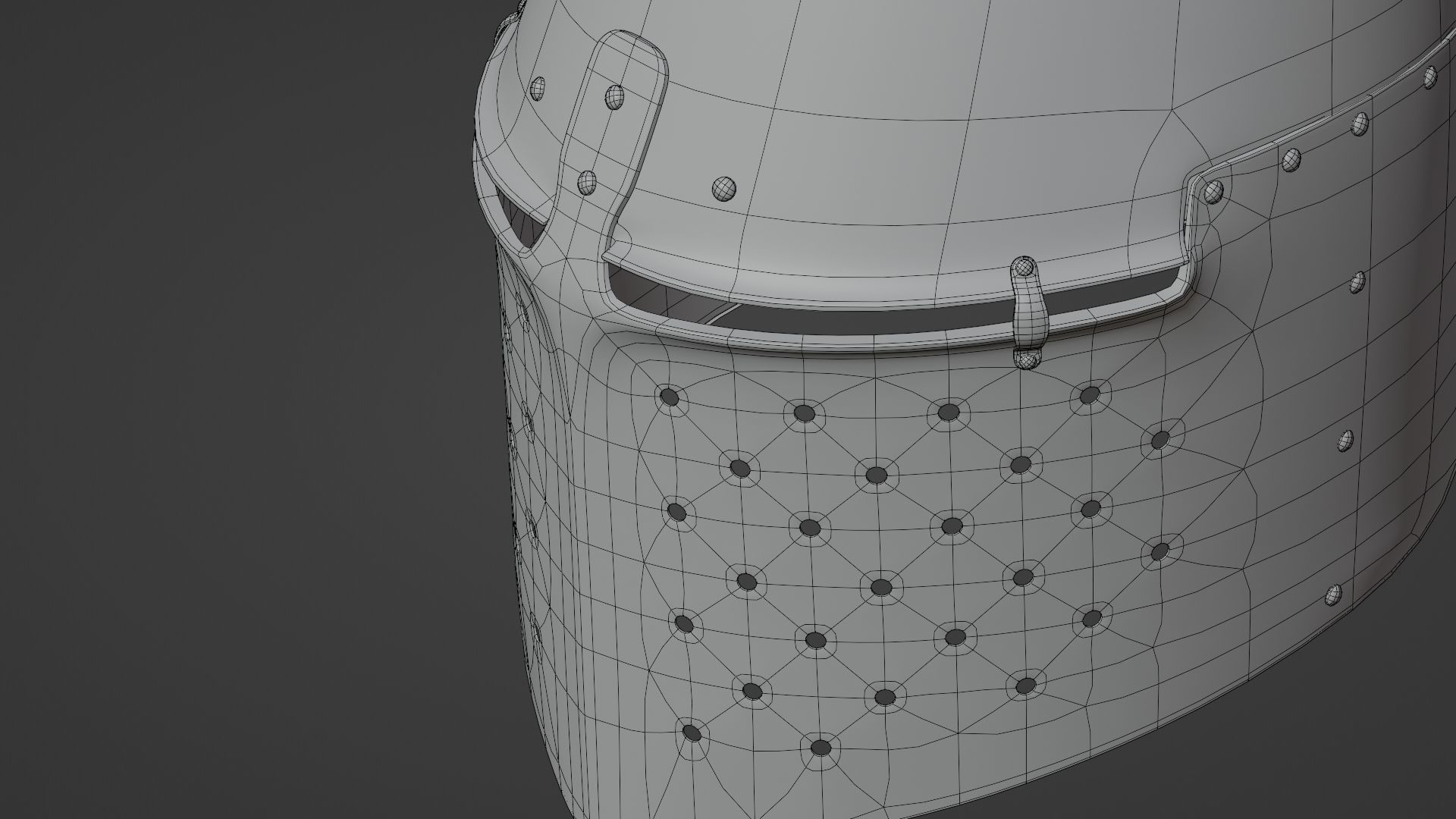 Medieval helmet 3D model_28