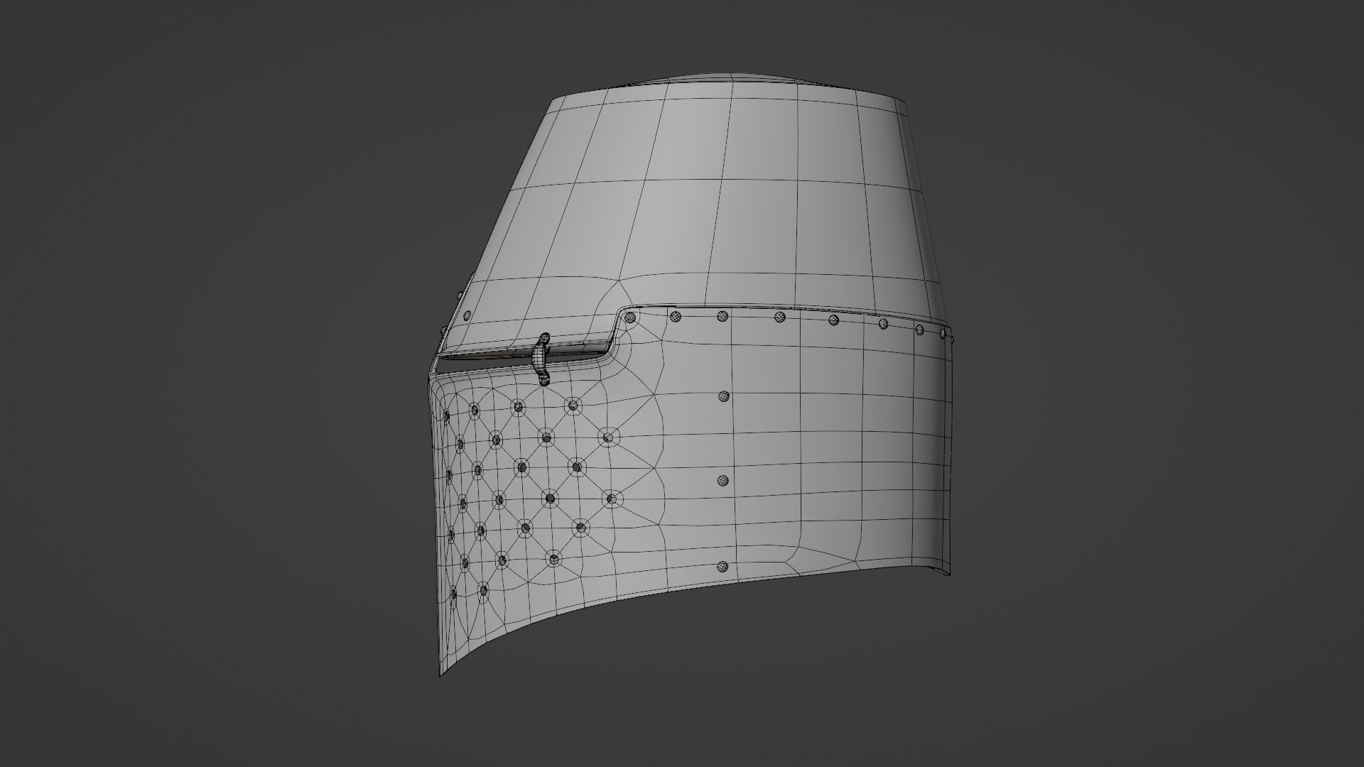 Medieval helmet 3D model_17