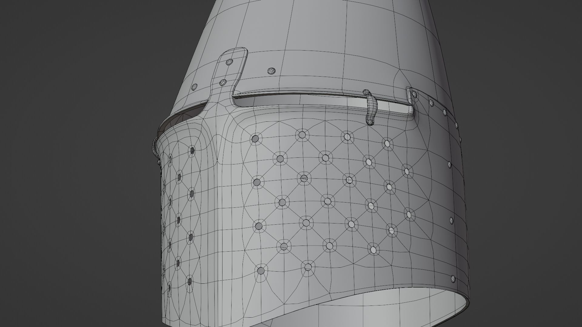 Medieval helmet 3D model_31