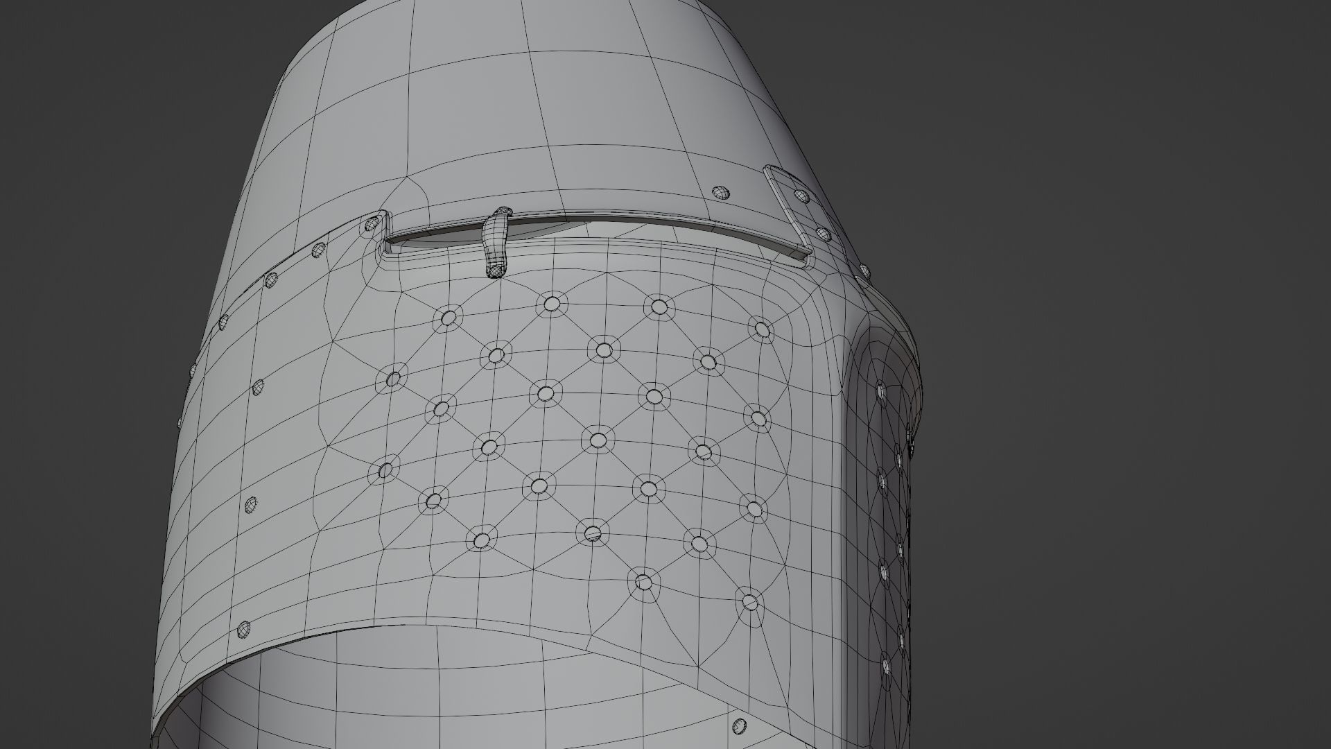 Medieval helmet 3D model_26