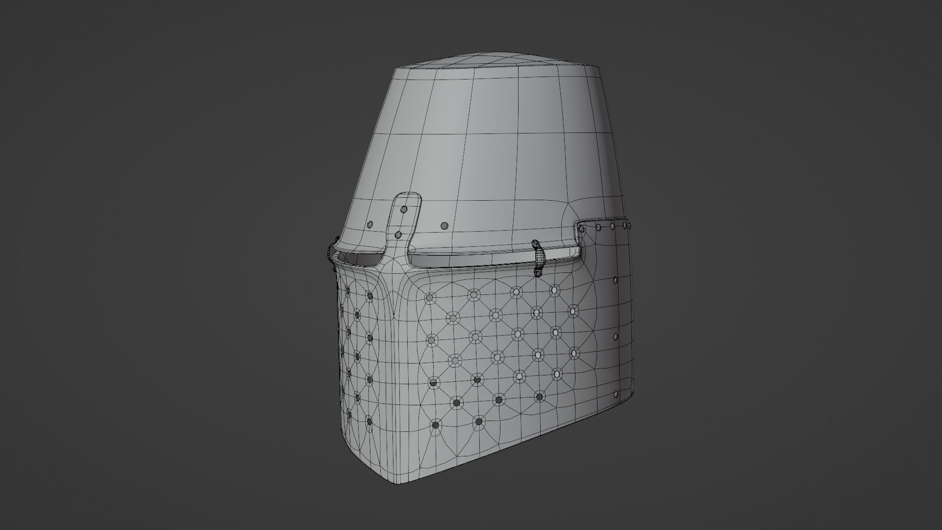 Medieval helmet 3D model_19