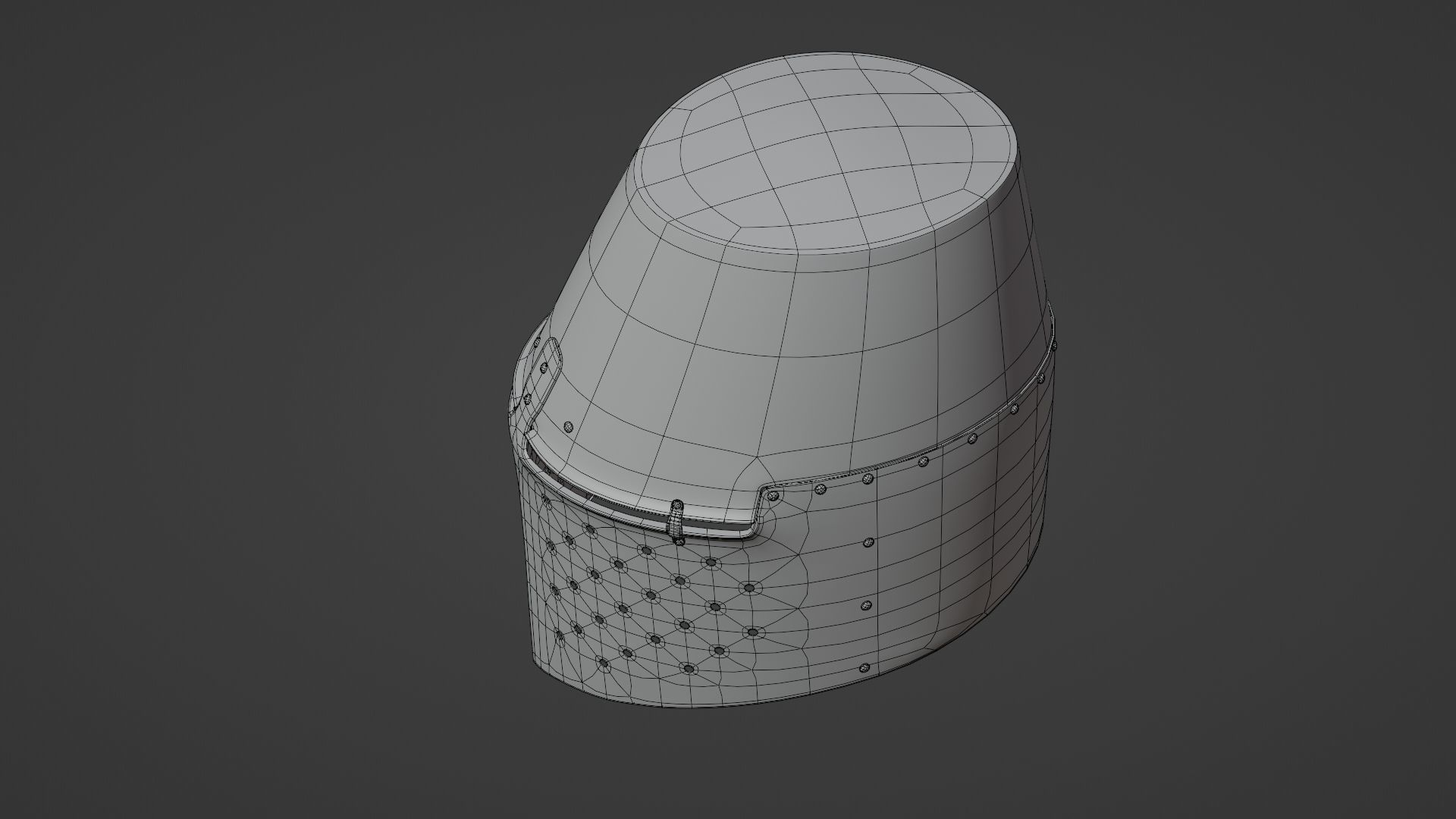 Medieval helmet 3D model_23